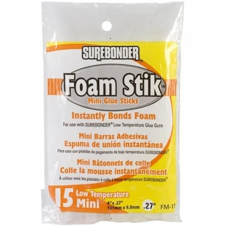 Fpc FPC FM-15 Foam Safe Mini Glue Sticks 15-Pkg- FM-15
